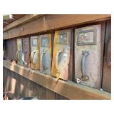 5 Vintage 1930's era Industrial Cabinet Drawers Doors w/Handles