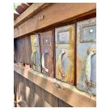 5 Vintage 1930's era Industrial Cabinet Drawers Doors w/Handles