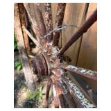 Antique Iron Wagon Wheel - 44'