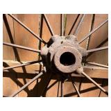 Antique Iron Wagon Wheel - 46'