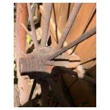 Antique Iron Wagon Wheel - 46'