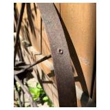 Antique Iron Wagon Wheel - 44'