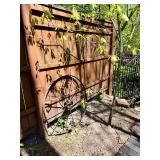 Antique Iron Wagon Wheel - 44'