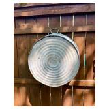 Lot of 7 1930's era Galvanized Wash Tubs