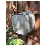 Lot of 7 1930's era Galvanized Wash Tubs