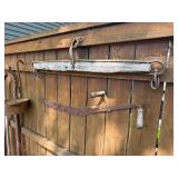 Lot of Primitive Antique Rustic Items Tools Milk Can etc