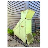 Old Vintage Farm Implement w/Great Lime Green Color