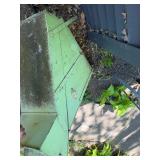 Old Vintage Farm Implement w/Great Lime Green Color