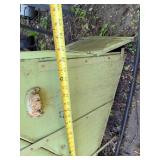 Old Vintage Farm Implement w/Great Lime Green Color