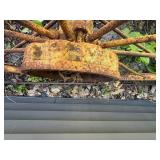Antique Iron Wagon Wheel - Yellow - 53'