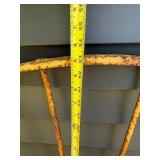 Antique Iron Wagon Wheel - Yellow - 53'