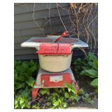 Smaller Size Old Vintage Cast Iron Stove - KING - Oakland Foundry Company