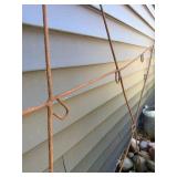 Large Old Vintage Metal Star Frame Decoration w/Hooks for Lights