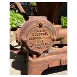 Old Vintage Industrial V&K Electric Service Pump - Vaile Kimes Company