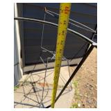 Matching Pair of Vintage Metal Bushel Basket Holders