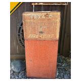 Vintage Metal TEXACO Gas Pump Cabinet