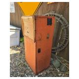 Vintage Metal TEXACO Gas Pump Cabinet