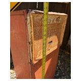 Vintage Metal TEXACO Gas Pump Cabinet