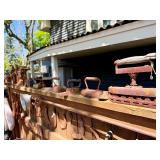 Large Lot of Antique Cast Iron Items - Many Irons, Horseshoes, Jacks etc