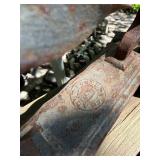 Large Lot of Antique Cast Iron Items - Many Irons, Horseshoes, Jacks etc