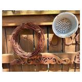 Large Lot of Antique Cast Iron Items - Many Irons, Horseshoes, Jacks etc