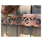 Large Lot of Antique Cast Iron Items - Many Irons, Horseshoes, Jacks etc