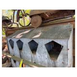 Great Looking Old Vintage Galvanized Metal Chicken House