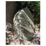Large Antique Stone Grinding Wheel