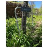 Old Vintage Metal Garden Gate