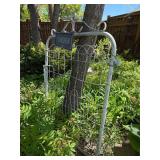 Old Vintage Metal Garden Gate