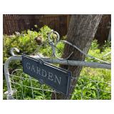 Old Vintage Metal Garden Gate