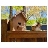 Large Lot of Primitive Vintage Birdhouses