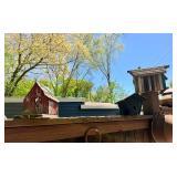 Large Lot of Primitive Vintage Birdhouses