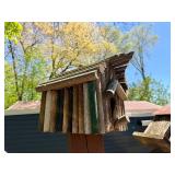 Large Lot of Primitive Vintage Birdhouses