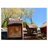 Large Lot of Primitive Vintage Birdhouses