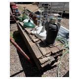 Group Vintage etc Industrial Light Fixtures