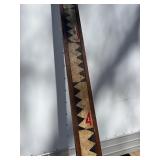 Large Antique 10' Wooden Measuring Stick