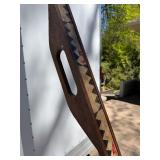 Large Antique 10' Wooden Measuring Stick