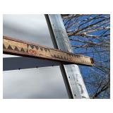 Large Antique 10' Wooden Measuring Stick