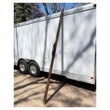 Large Antique 10' Wooden Measuring Stick