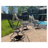 Set of 3 Mid Century HOMECREST Patio Chairs