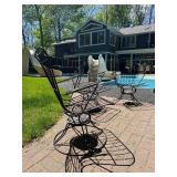 Set of 3 Mid Century HOMECREST Patio Chairs