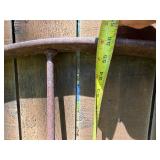 Antique Iron Wagon Wheel - 56'
