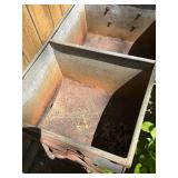 Vintage Double Farmhouse Sink w/ Cast Iron Base