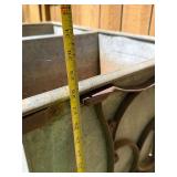 Vintage Double Farmhouse Sink w/ Cast Iron Base