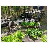 Antique Wagon Wheels w/Axle's & Seat