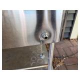 Nice Stainless 2-Door Rolling Cooler