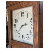 Working Vintage Grandfather Clock w/Pendulum & Weights