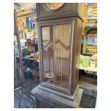 Working Antique Grandfather Clock w/Pendulum & Weights