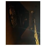 Working Antique Grandfather Clock w/Pendulum & Weights